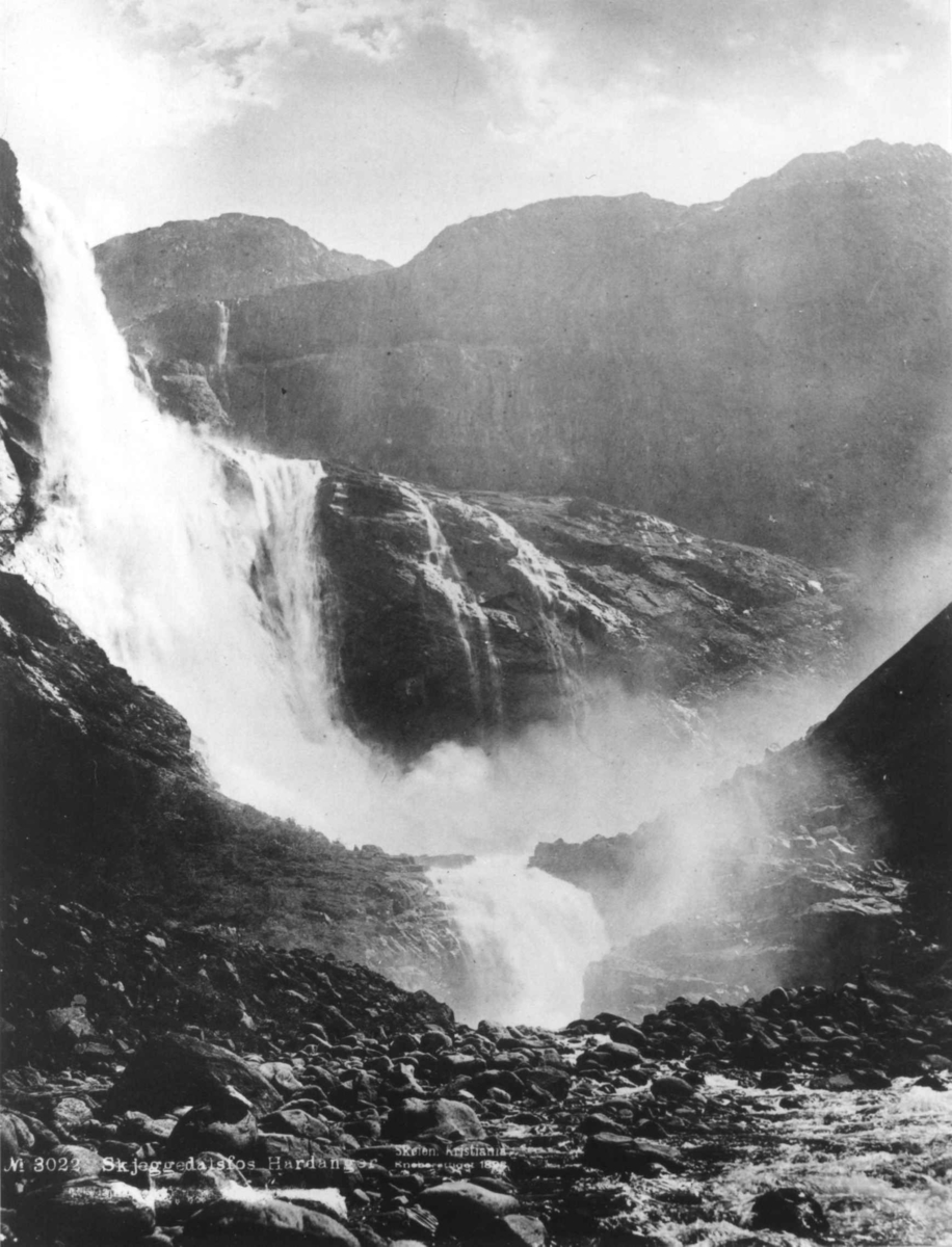 Marthinius Skøien, Skjeggedalsfoss, Odda, Hordaland.