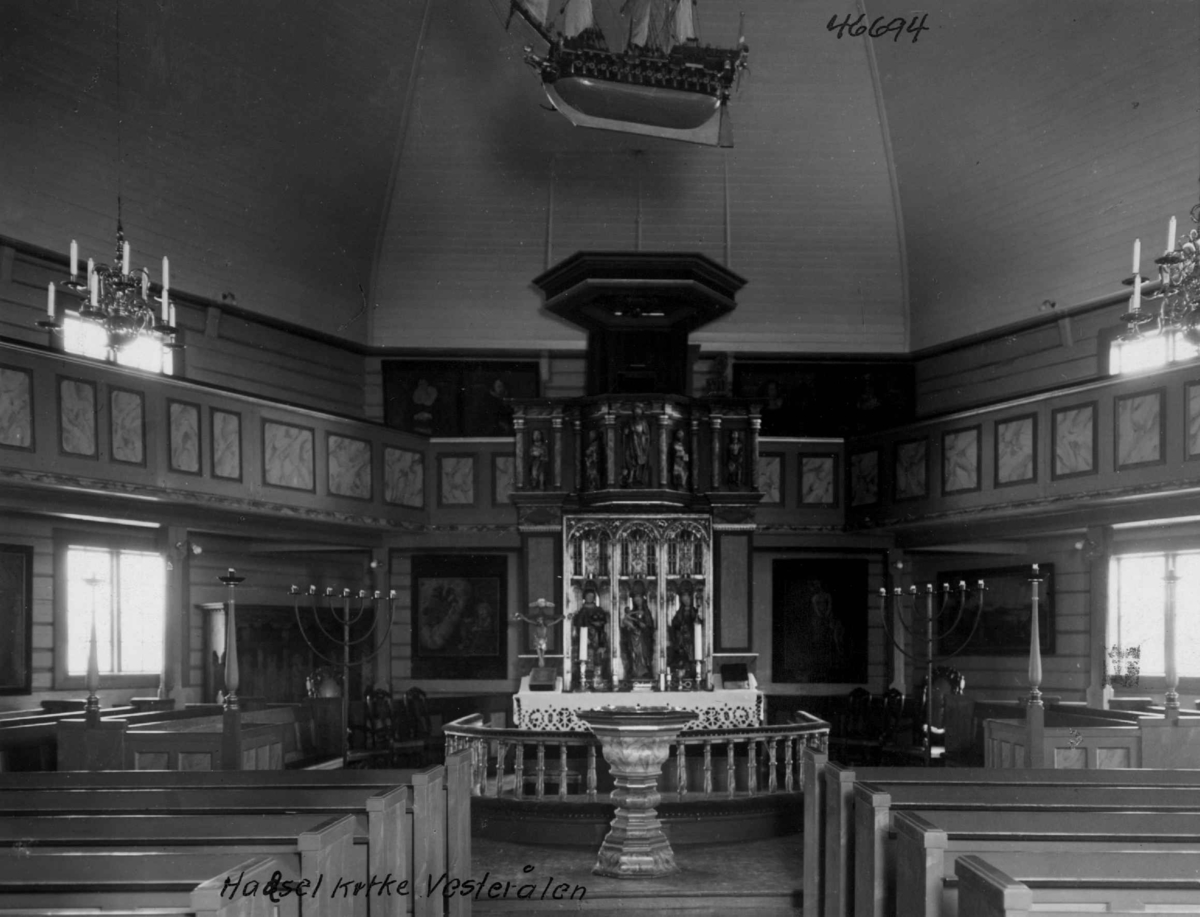 Anders Beer Wilse, Hadsel kirke