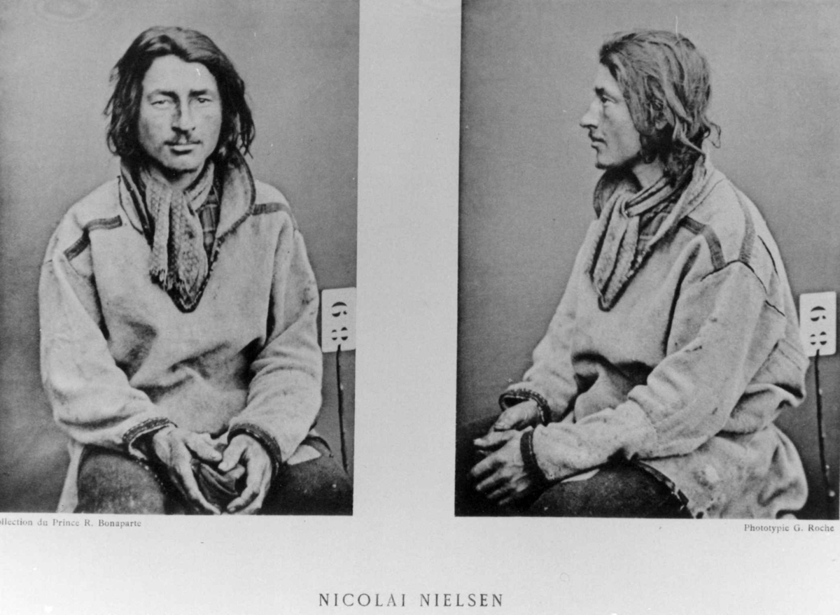 G. Roche, Roland Bonaparte sin samling. Portrett av Nicolsi Nielsen. Inngår i Bonapartes sameportretter som nr. 89. Bonaparte