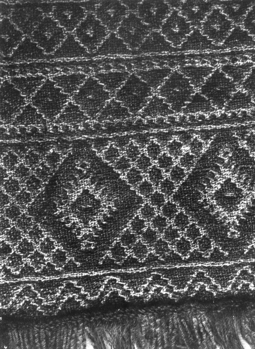 Anna Grostøl, Detalj av vuggeåkle. Rørosbygdene, Røros, Sør-Trøndelag 1939.