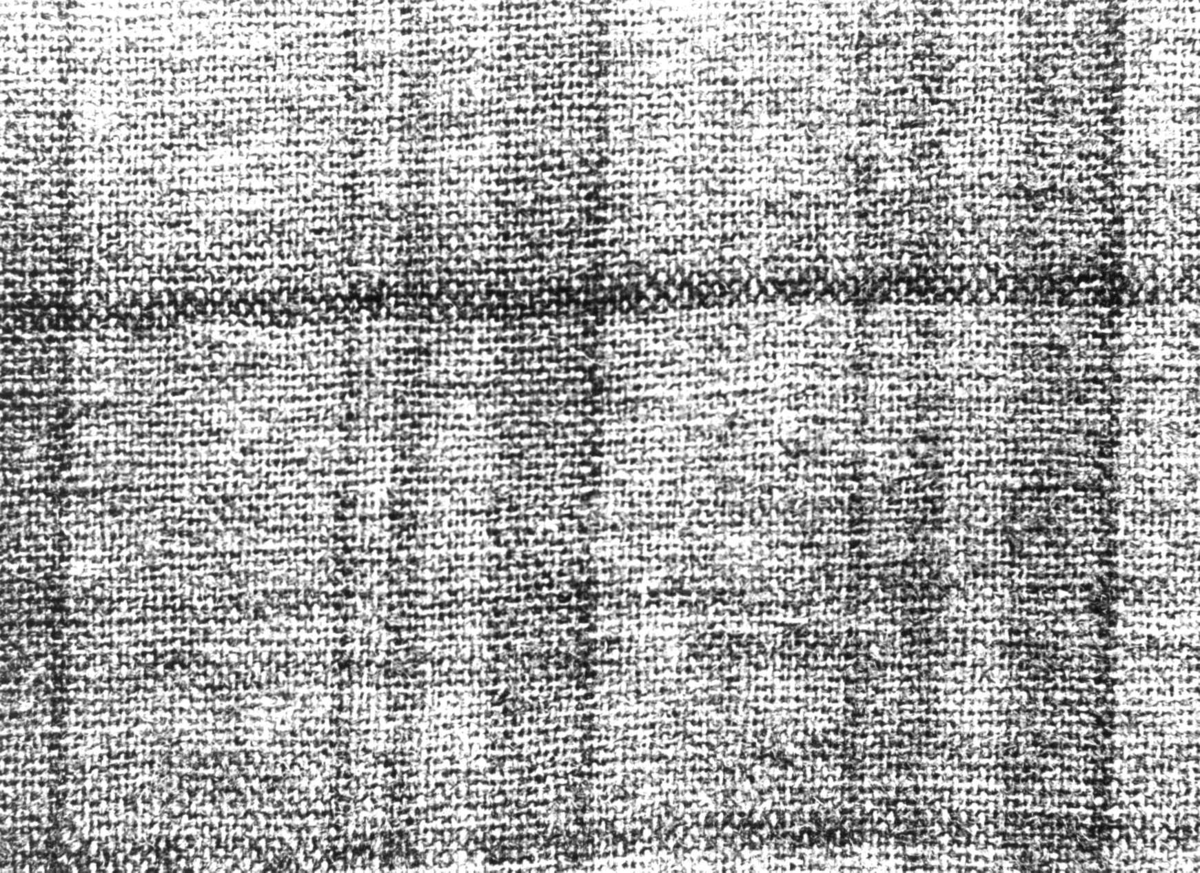 Anna Grostøl, Detalj av ullvest. Bengtgården, Feragen, Rørosbygdene, Røros, Sør-Trøndelag 1939.