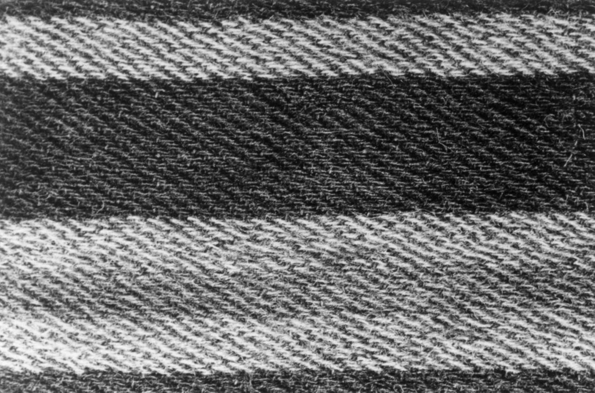 Anna Grostøl, Skråvevd tekstil, detalj av kypert. Åseral, Vest-Agder 1943.