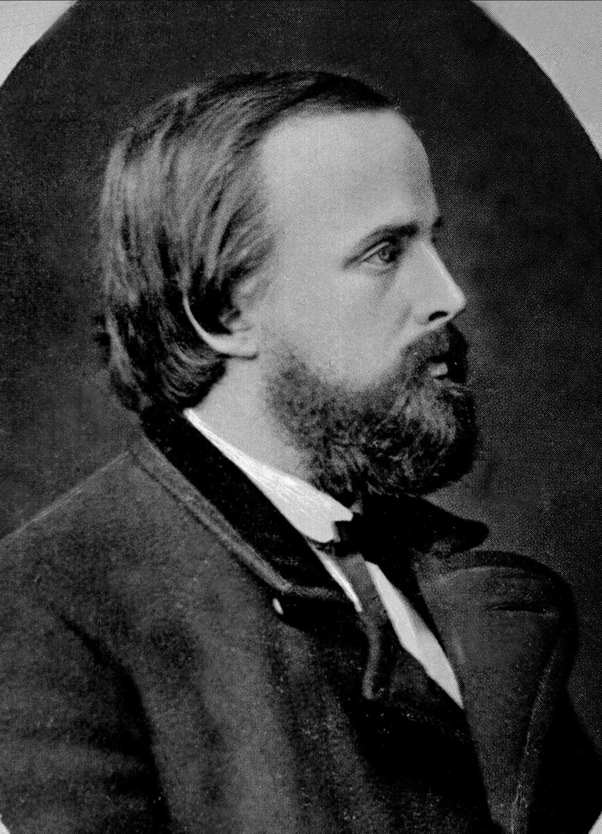 Gustav Borgen, Avfotografering. Portrett av Herman Anker, teolog og skolemann. Startet Sagatun skole på Hamar i 1864. Senere postmester på Hamar.