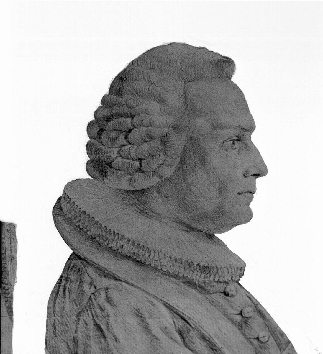 Gustav Borgen, Avfotografering. Avfotografert tegning(?), prost Giil.
