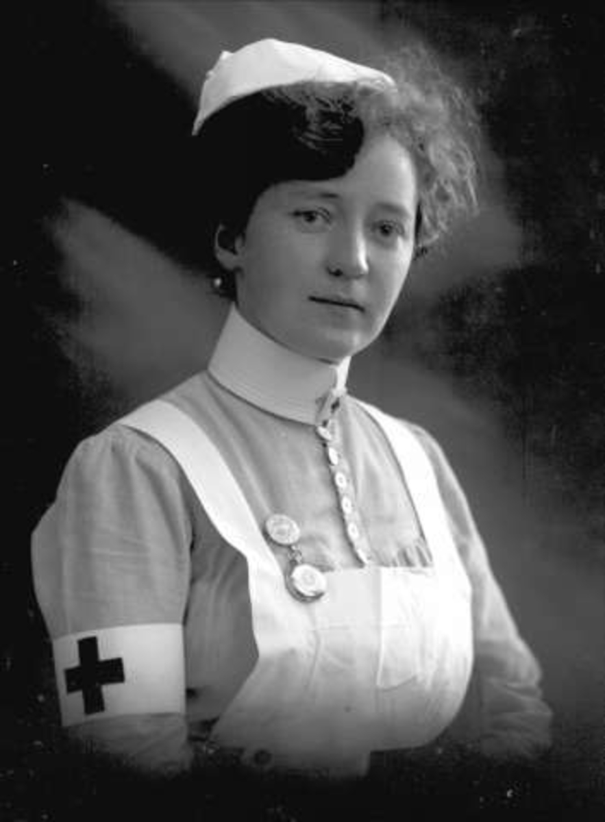 Gustav Borgen, Portrett, sykepleier, søster Signe Rognaas.