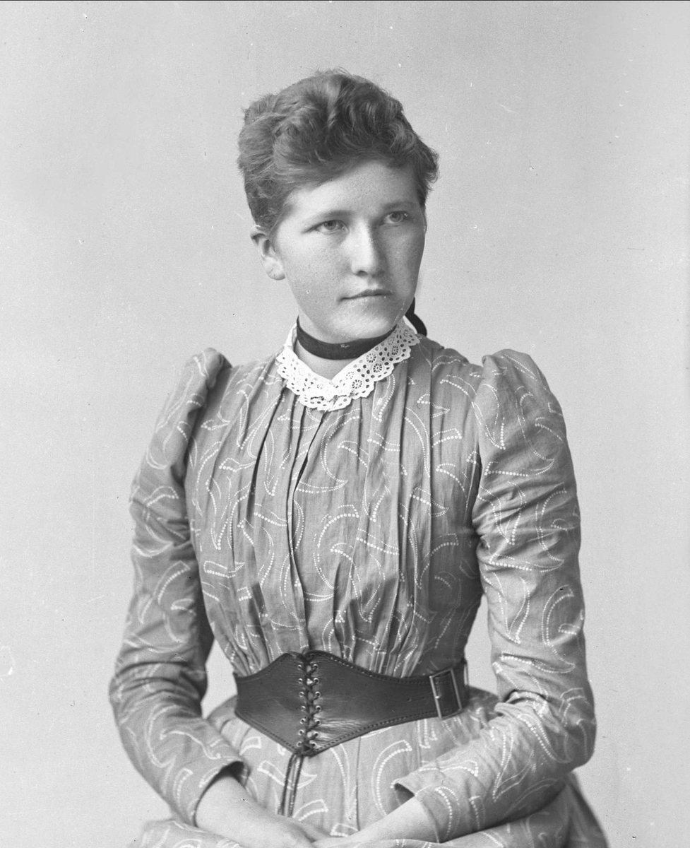 Gustav Borgen, Portrett, sannsynlig Thekla Ragnhild Resvoll (1871-1948), botaniker.