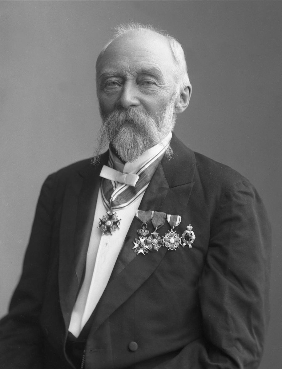 Gustav Borgen, Portrett, Lauritz Lassen Brodtkorb (1832 - 1904), kjøpmann og russisk konsul i Vardø, Finnmark.