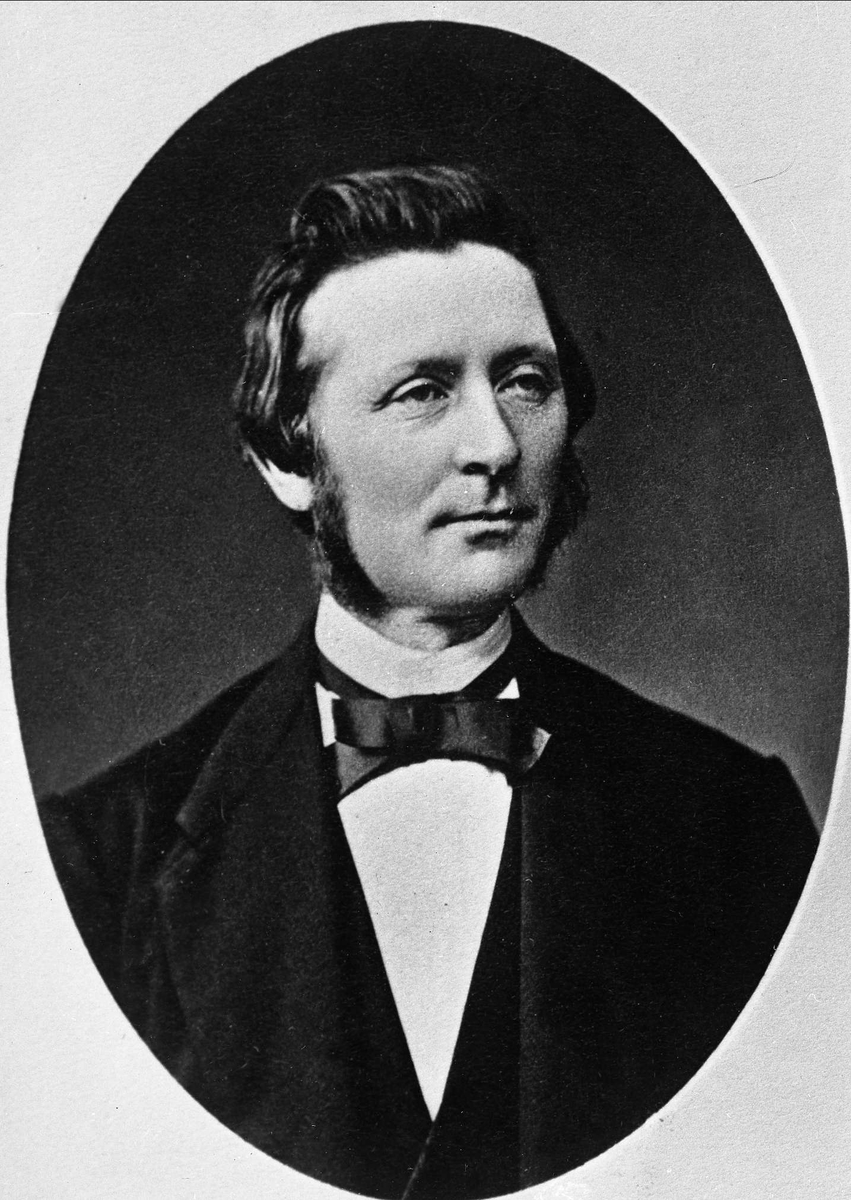 Gustav Borgen, Avfotografering. Mannsportrett.