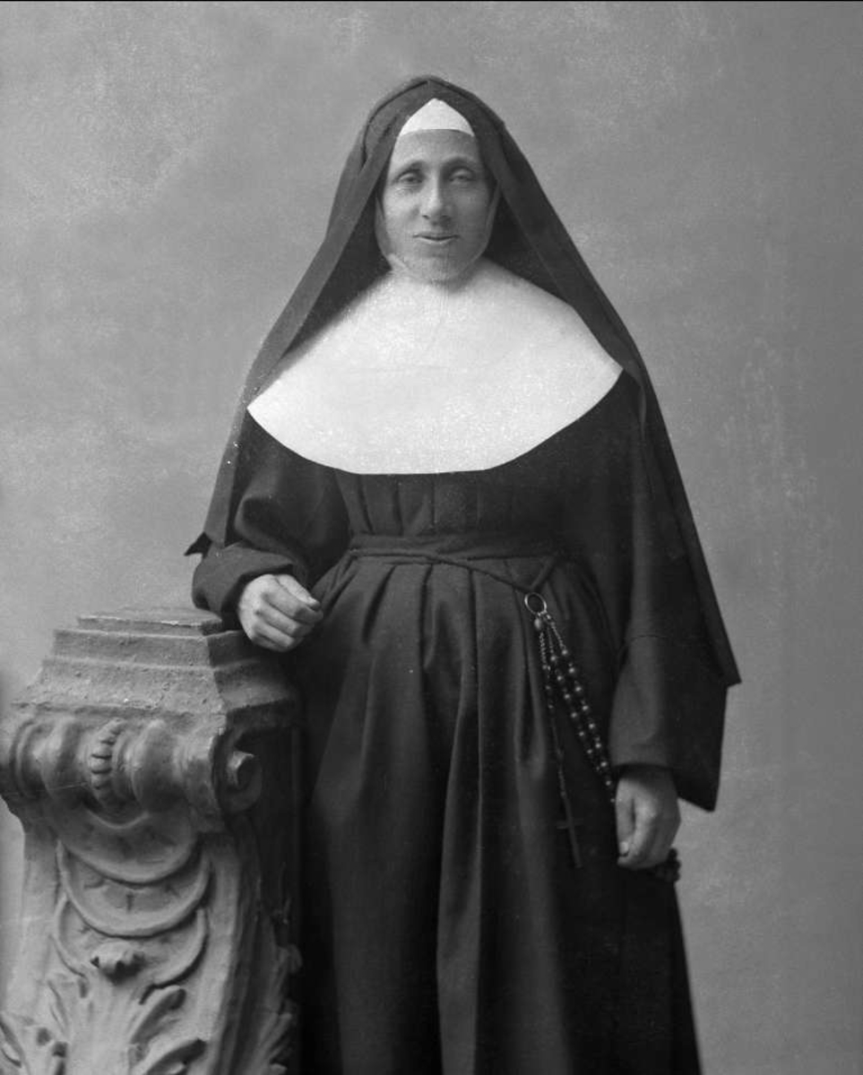 Gustav Borgen, Portrett, nonne, Søster Hildegard.