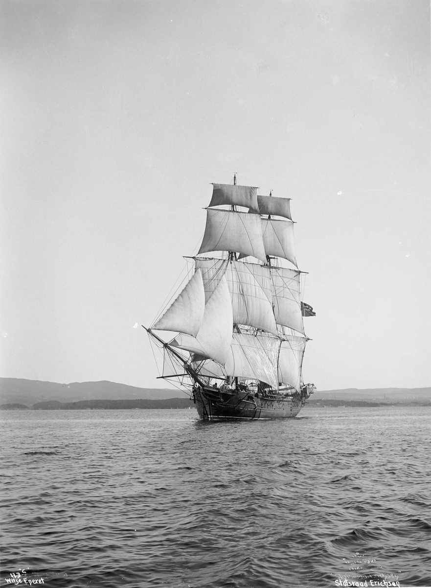 Anders Beer Wilse, Statsraad Erichsen (b. 1859, Karljohansvern verft, Horten), skoleskip