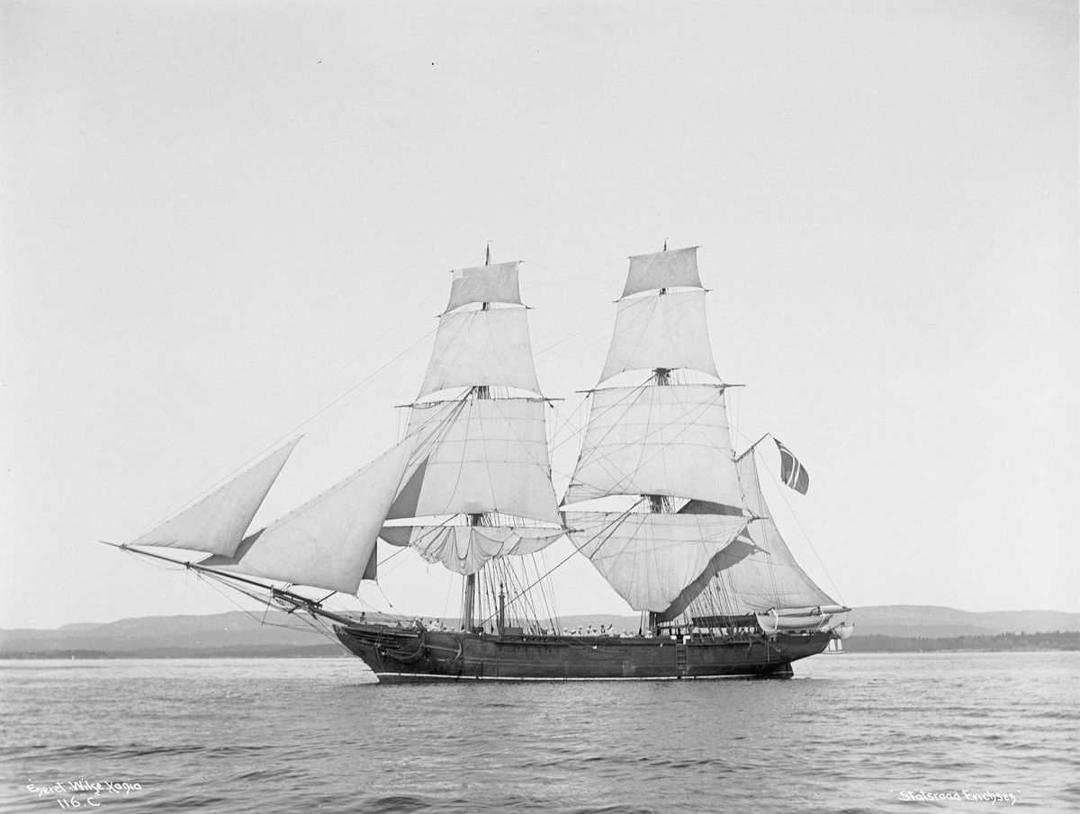 Anders Beer Wilse, Statsraad Erichsen (b. 1859, Karljohansvern verft, Horten), skoleskip