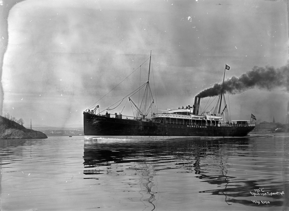 Anders Beer Wilse, M. G. Melchior (b. 1885, Burmeister & Wain, Kjøbenhavn), 3/4 baug