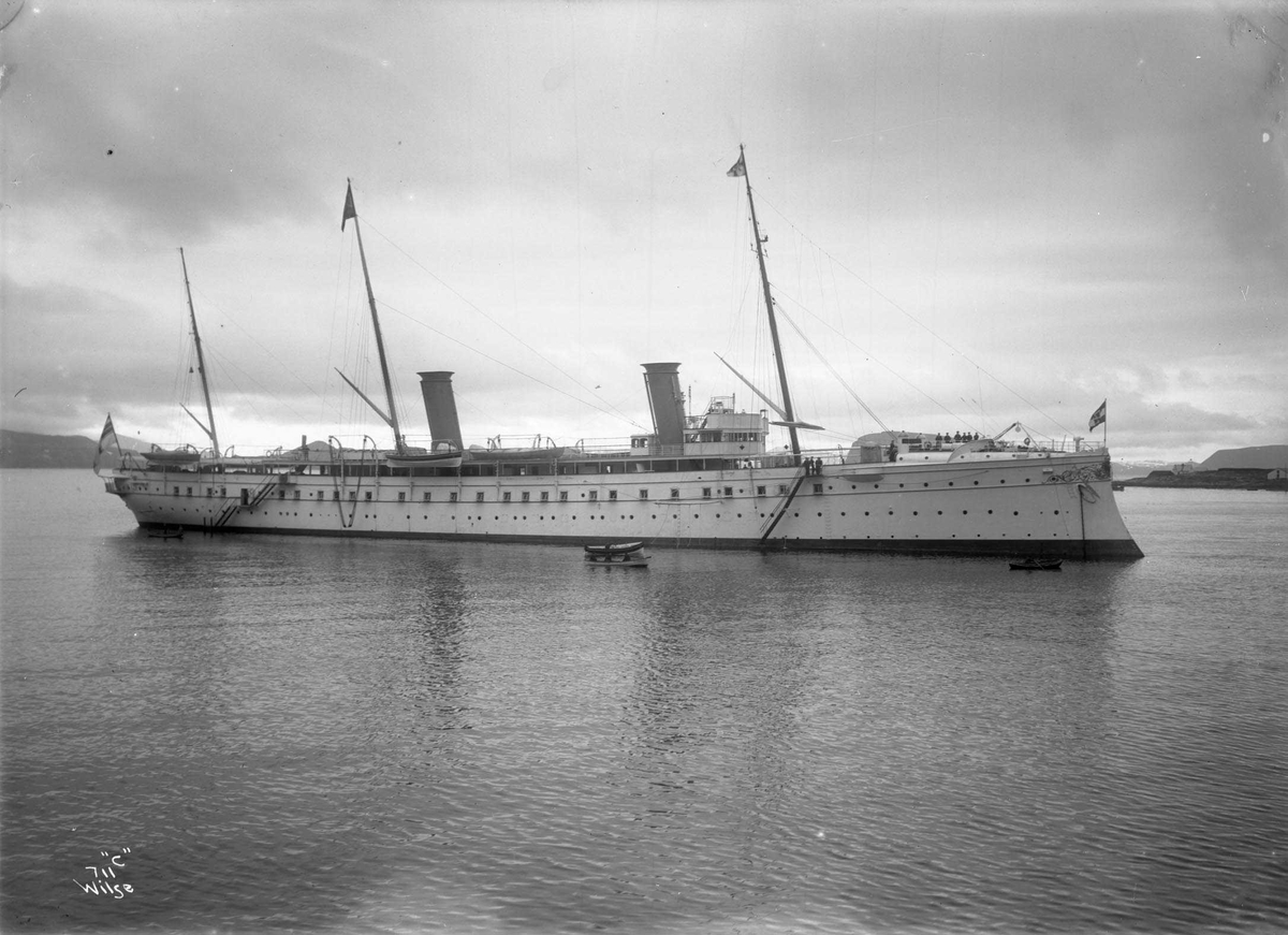 Anders Beer Wilse, D/Y Hohenzollern (b. 1892, Vulcan Actiegesellschaft, Stettin), tysk keiserskip