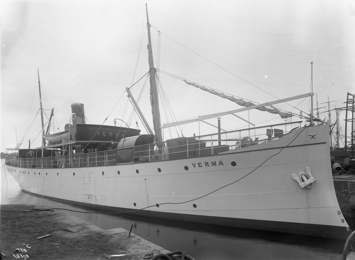 Anders Beer Wilse, D/S Verma (b. 1909, Akers Mekaniske Verksted, Christiania)
