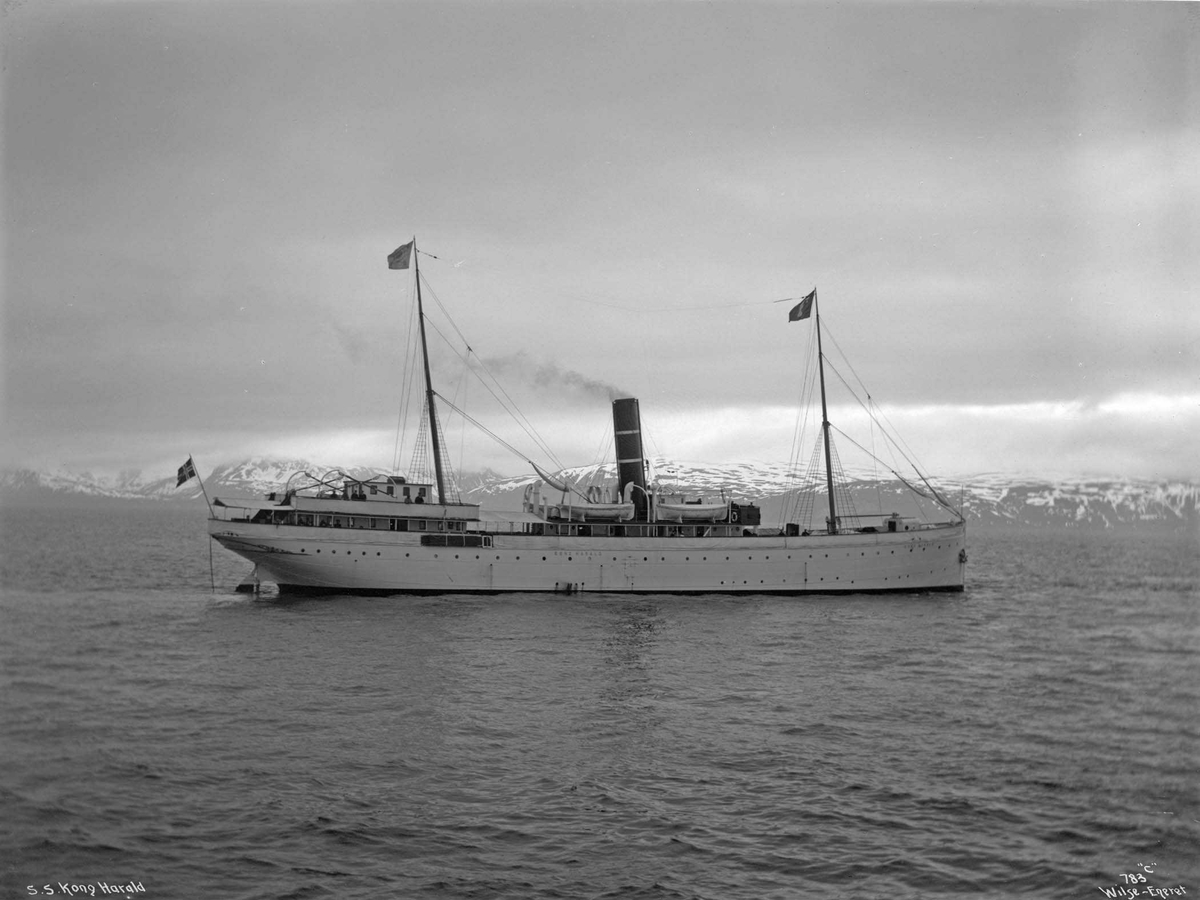 Anders Beer Wilse, D/S Kong Harald (b. 1890, Tecklenborg, Geestemünde)