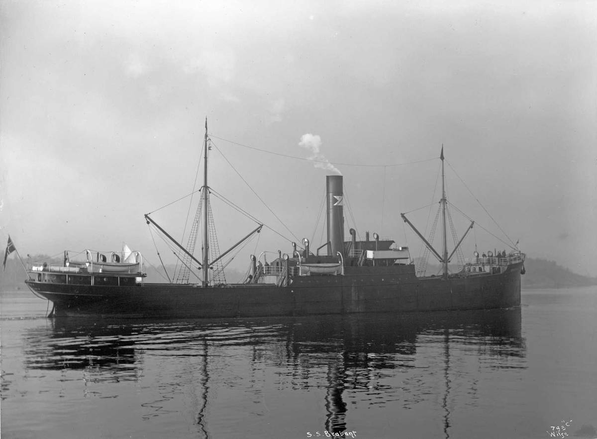 Anders Beer Wilse, D/S Brabant (b. 1907, Fredrikstad Mekaniske Verksted, Fredrikstad)