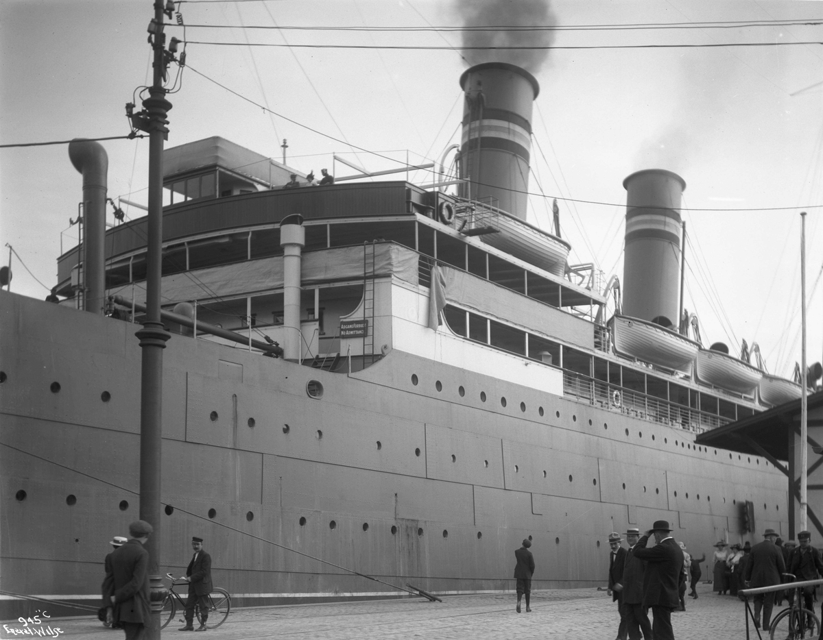Anders Beer Wilse, D/S Kristianiafjord (b. 1913, Cammell, Laird & Co., Birkenhead)