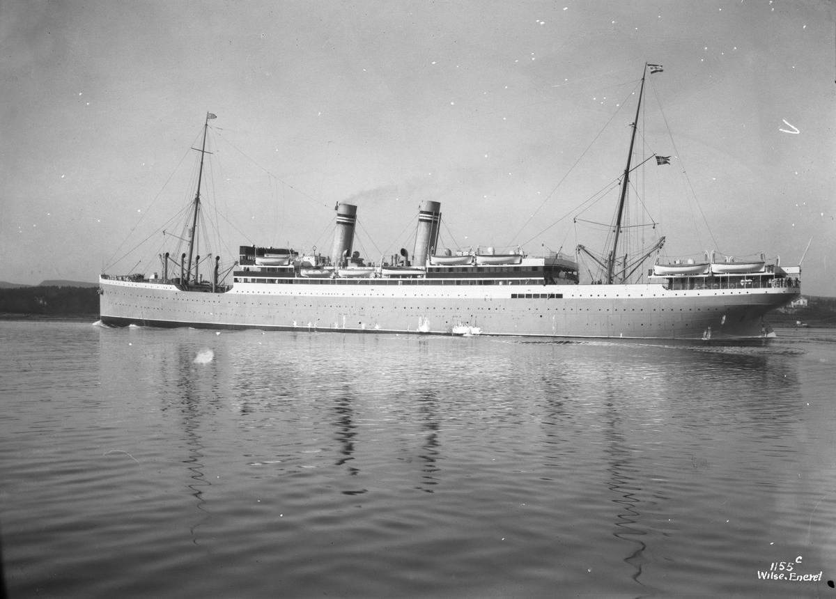 Anders Beer Wilse, Bergensfjord (b. 1913, Cammel, Laird & Co., Birkenhead)