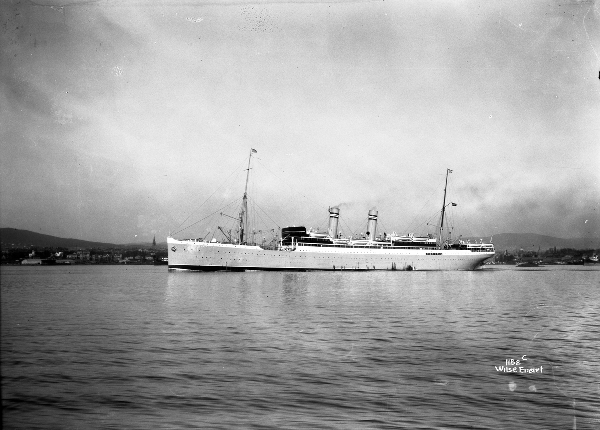 Anders Beer Wilse, Bergensfjord (b. 1913, Cammel, Laird & Co., Birkenhead)