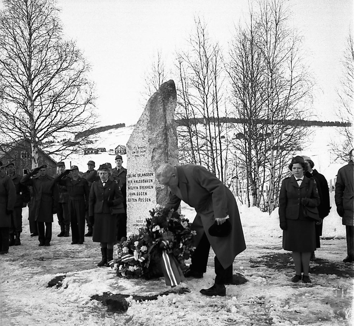 Per Magne Grue, 20-års-minne for freden, Tynset.