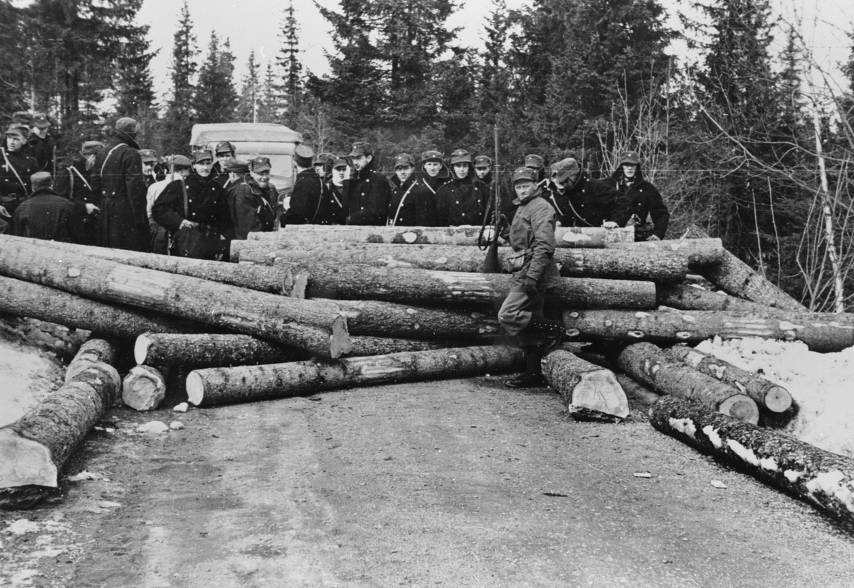 Unknown artist, Veisperring. April 1940.