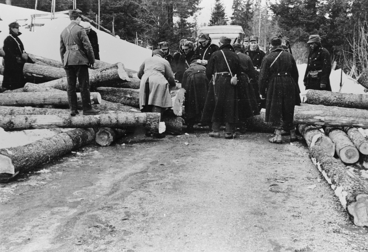 Unknown artist, Veisperring. April 1940.
