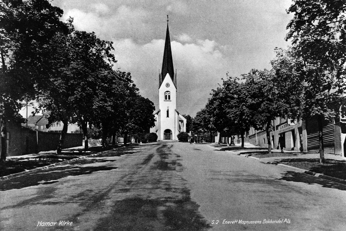 Anno Domkirkeodden, OVERSIKT KIRKEBAKKEN, KIRKEGATA, HAMAR DOMKIRKE