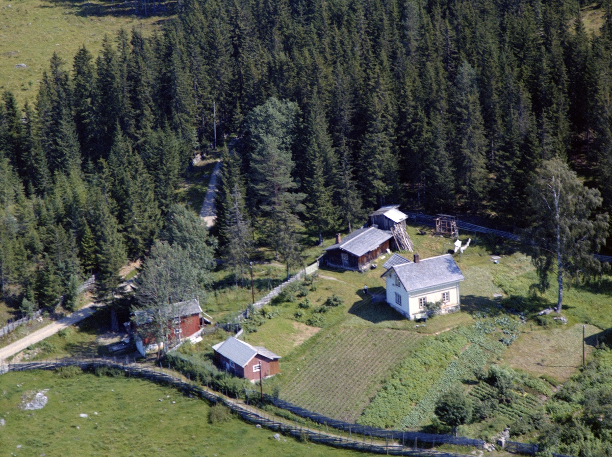 Widerøes Flyveselskap A/S, Flyfoto, Granheim, Brøttum, Ringsaker.