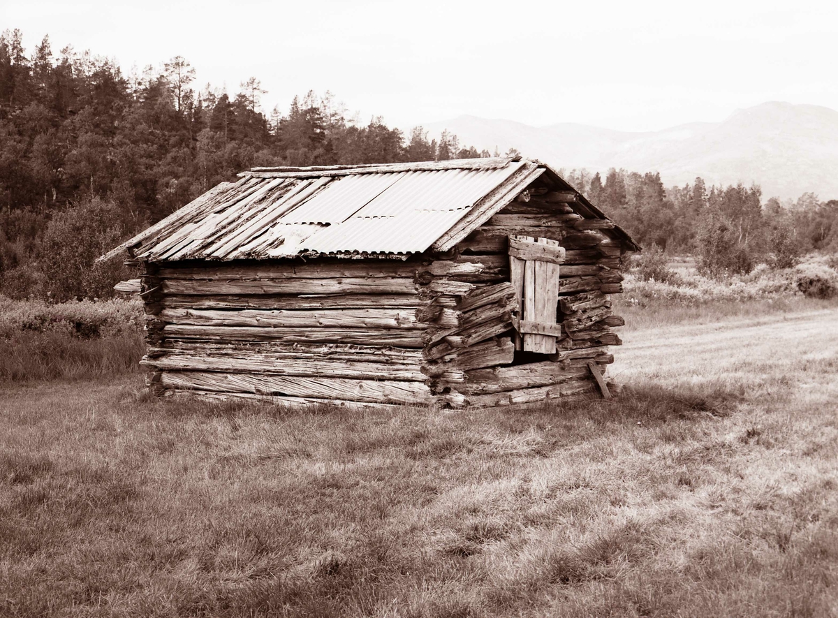 Unknown artist, Øversjødalen. Løe