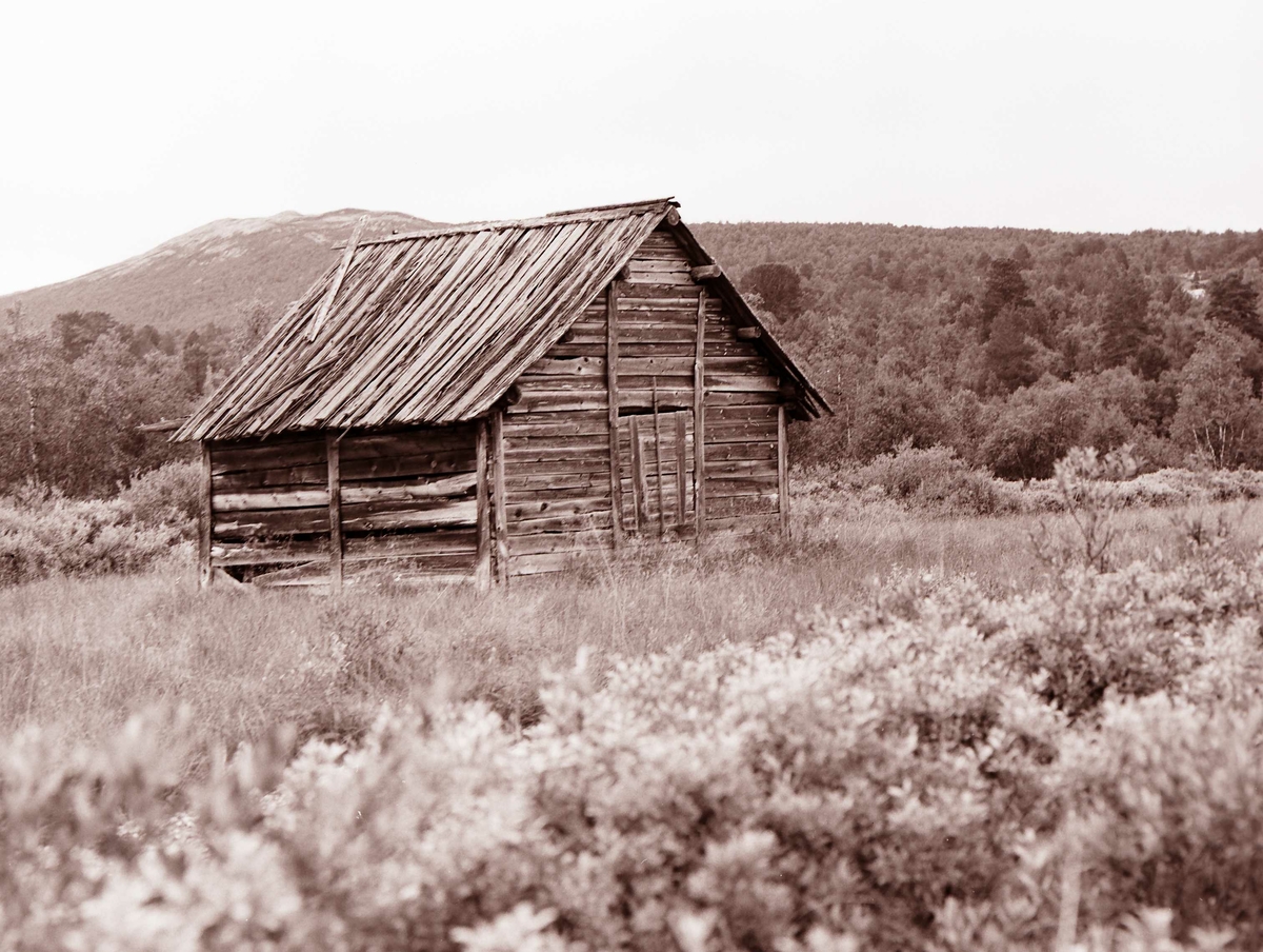 Unknown artist, Øversjødalen. Løe