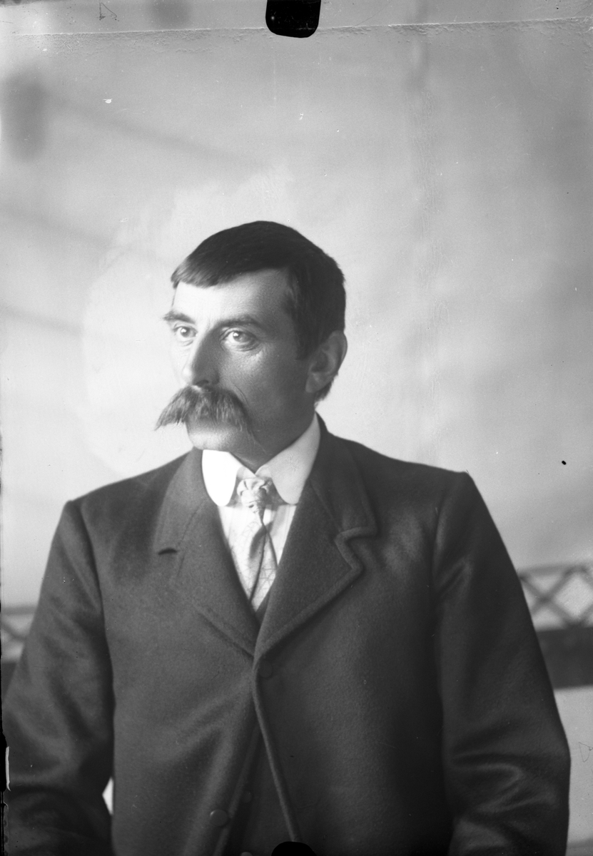 Oscar Holte, Portrett av mann