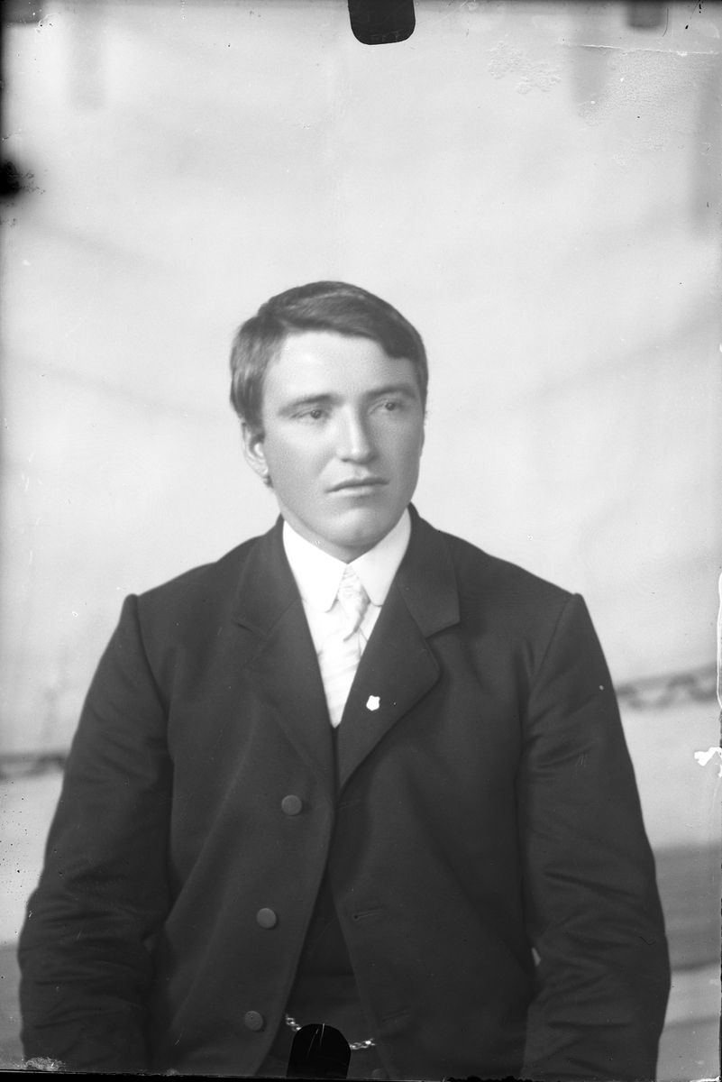Oscar Holte, Portrett, person, klær,