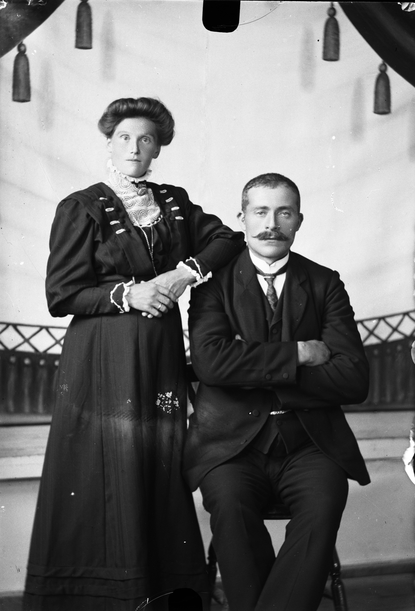 Oscar Holte, Portrett av ektepar