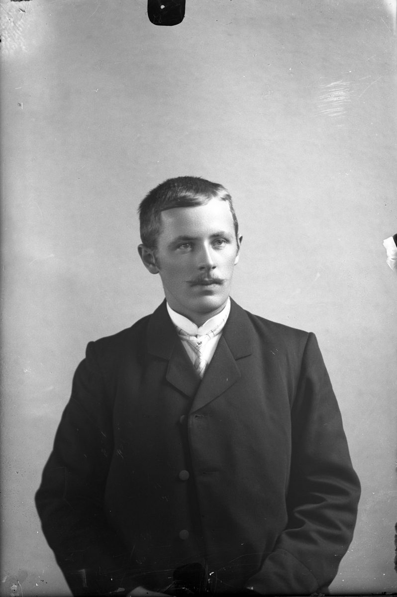 Oscar Holte, Portrett av mann