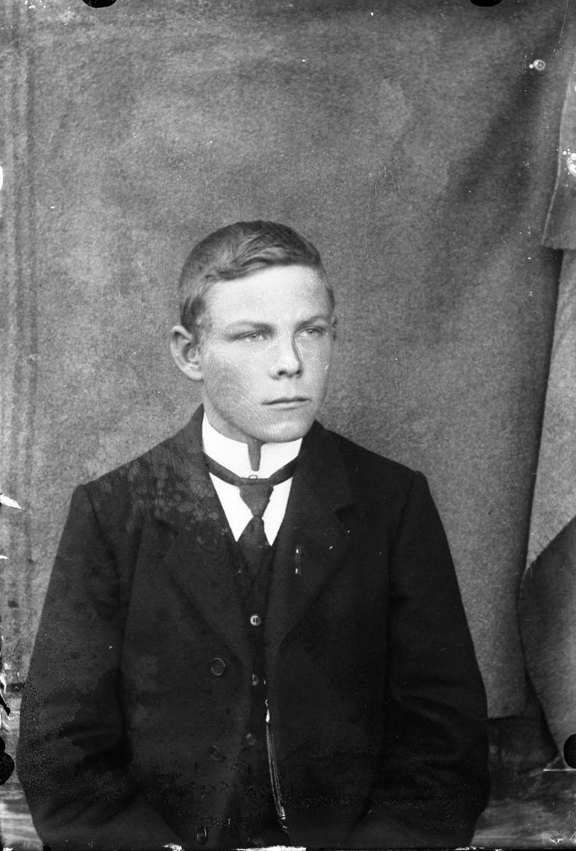 Oscar Holte, Portrett av gutt