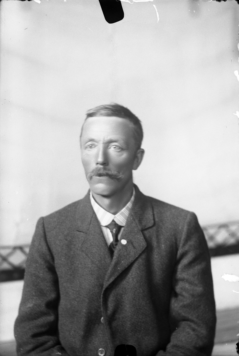 Oscar Holte, Portrett av mann