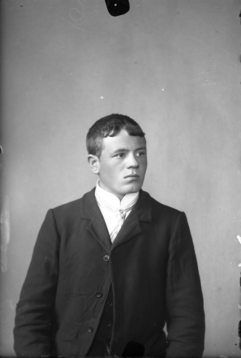 Oscar Holte, Portrett av ung mann