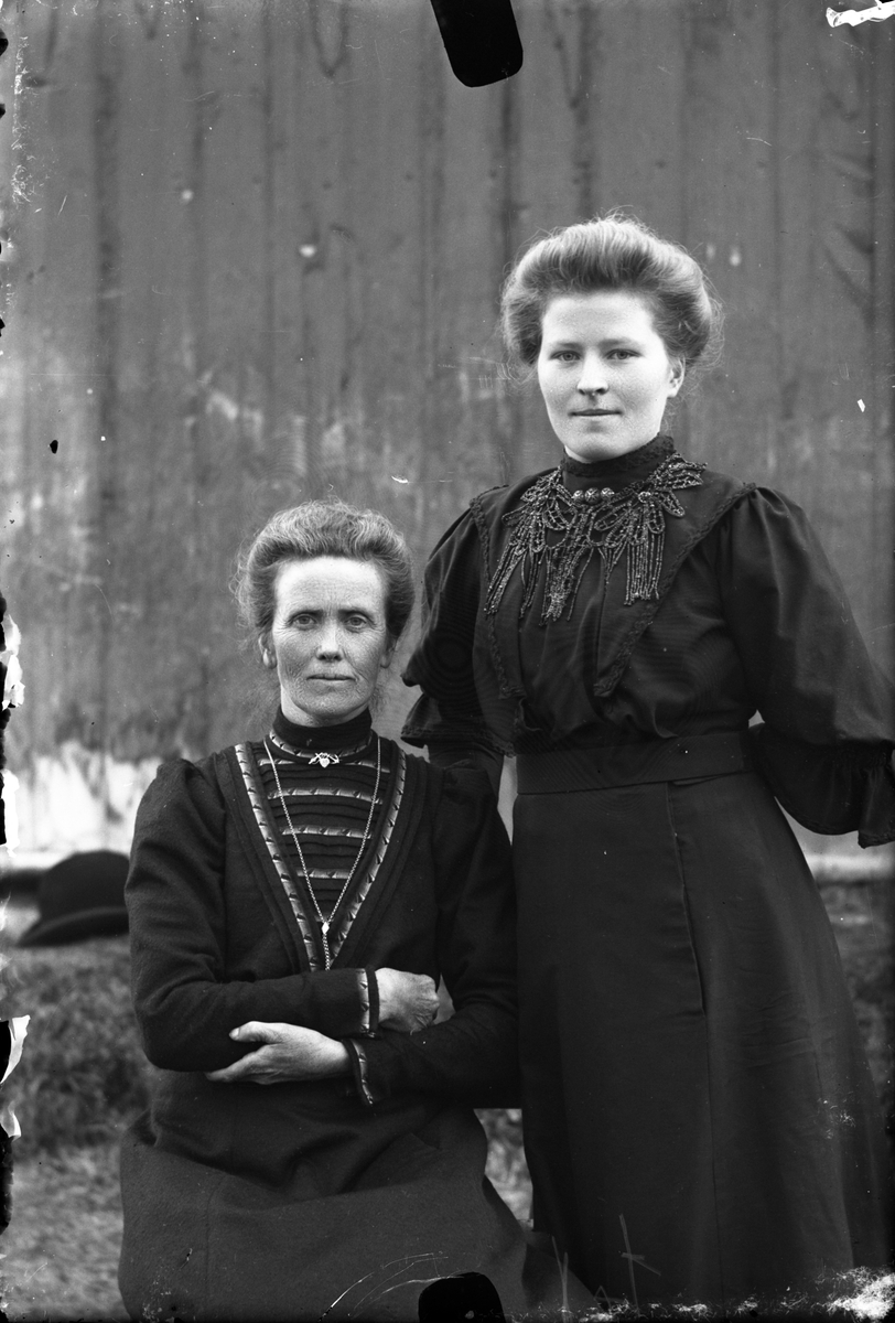 Oscar Holte, Portrett av to kvinner