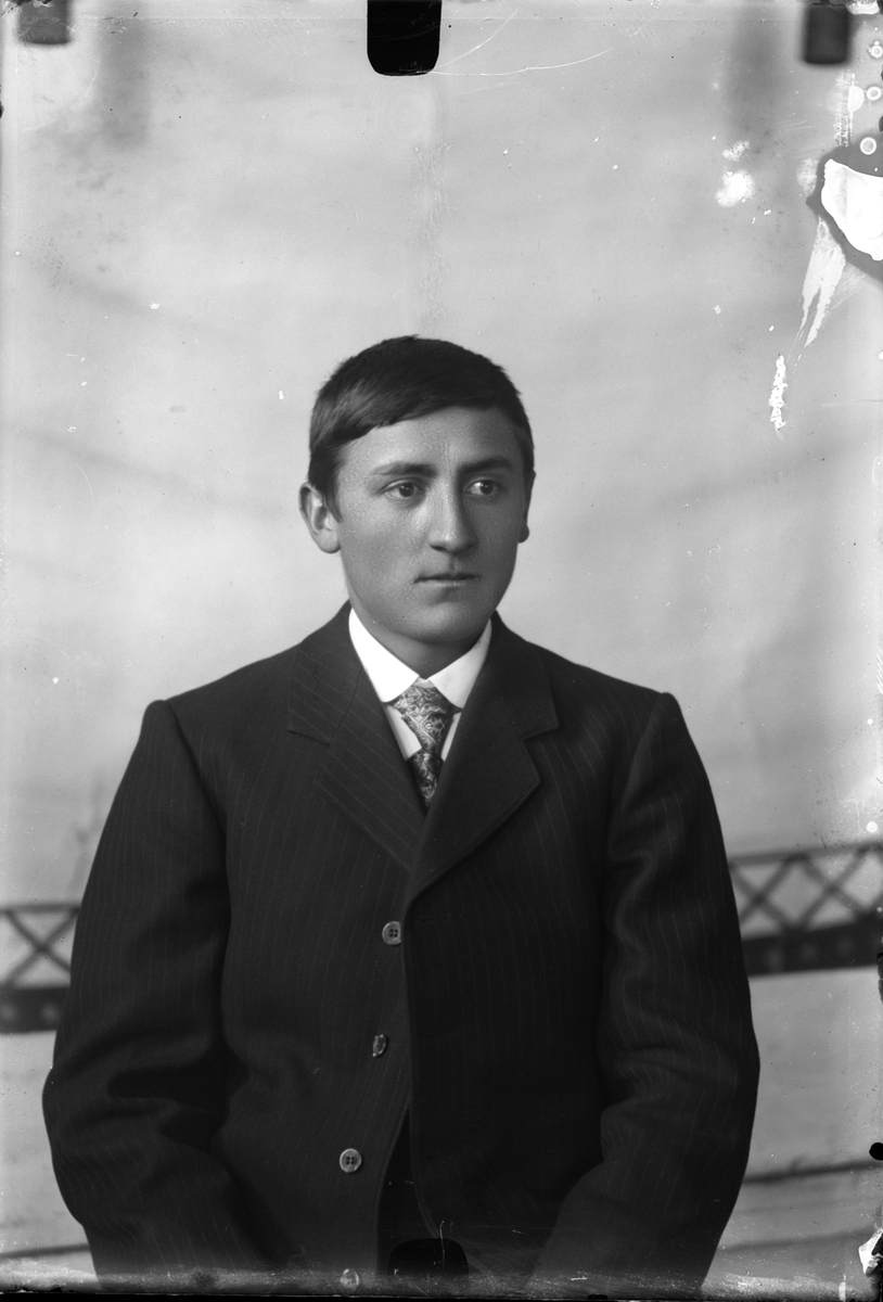Oscar Holte, Portrett av mann