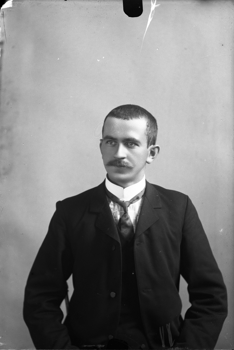 Oscar Holte, Portrett av mann
