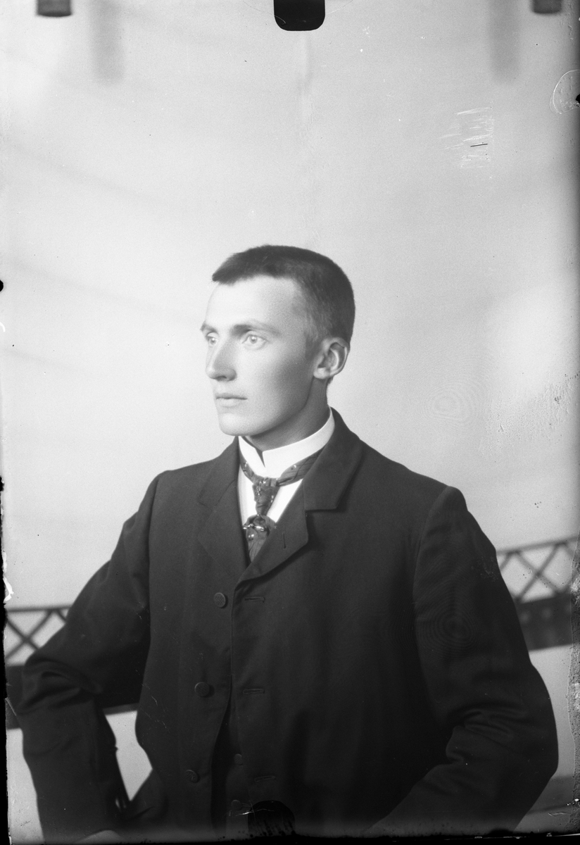 Oscar Holte, Portrett av mann