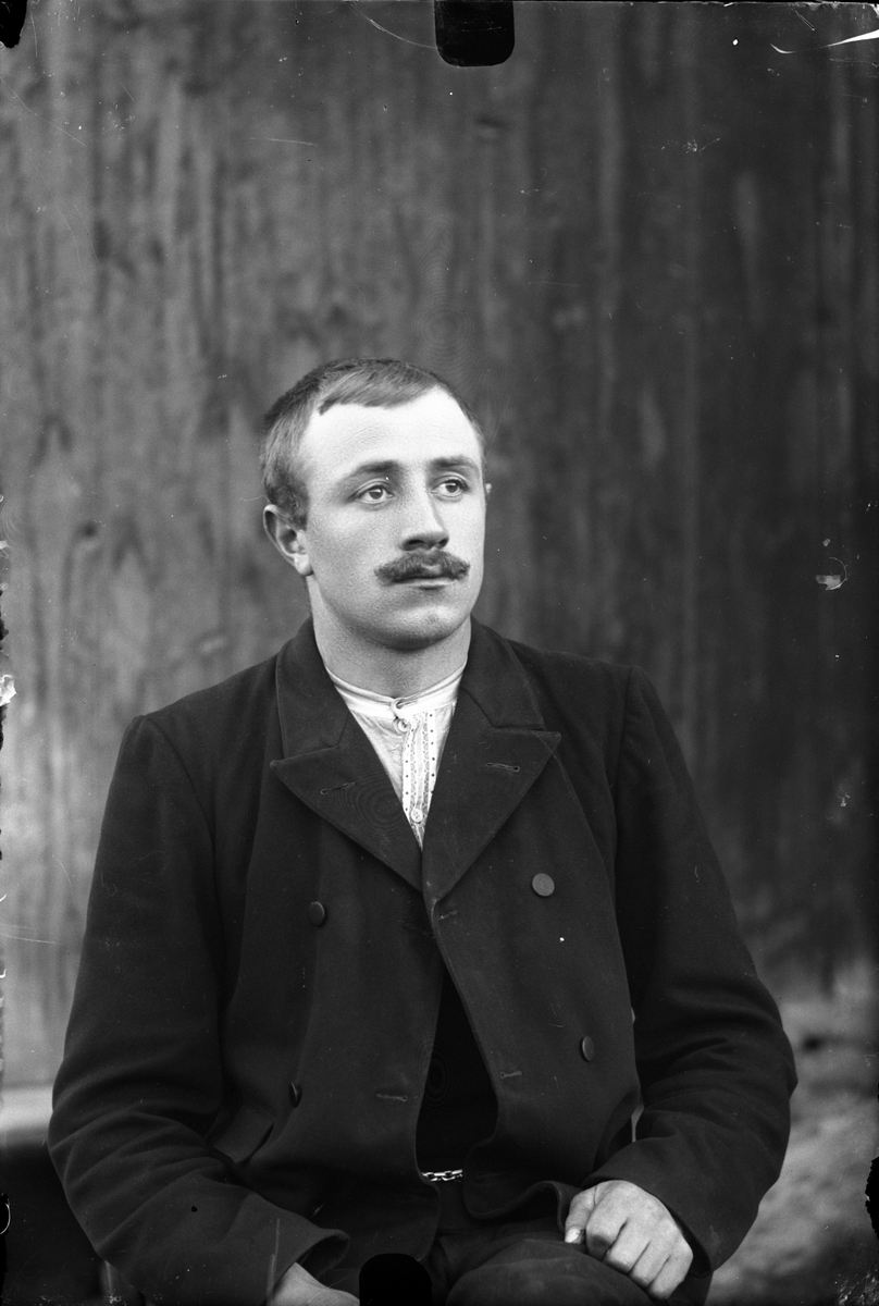 Oscar Holte, Portrett av mann