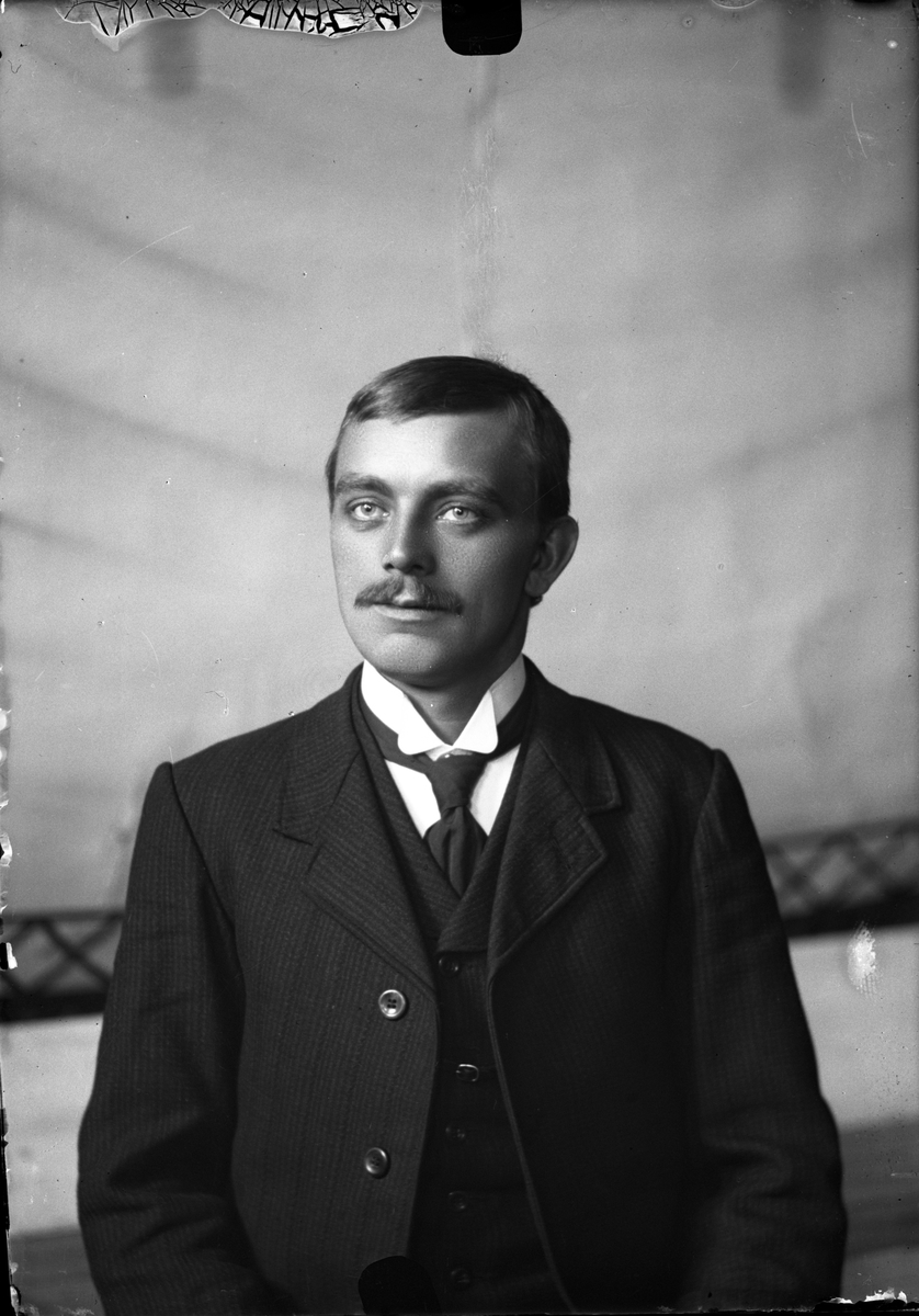 Oscar Holte, Portrett av mann