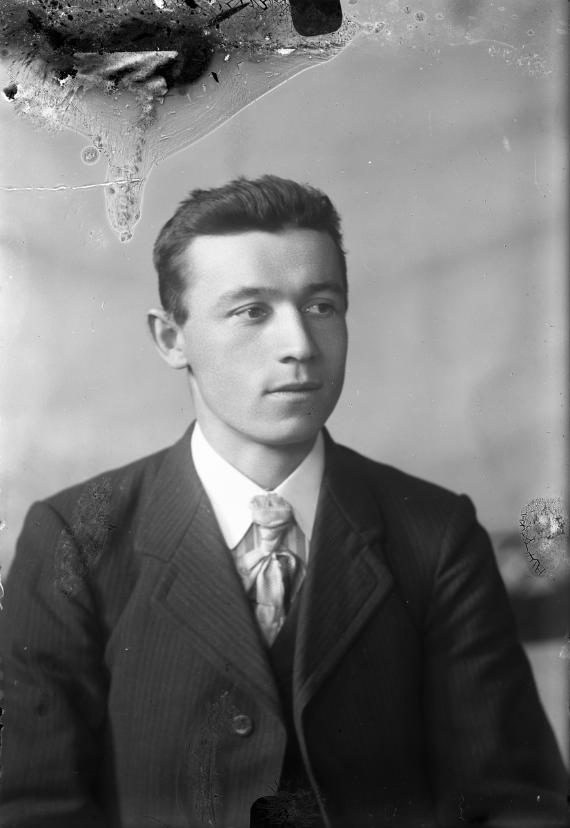 Oscar Holte, Portrett av mann