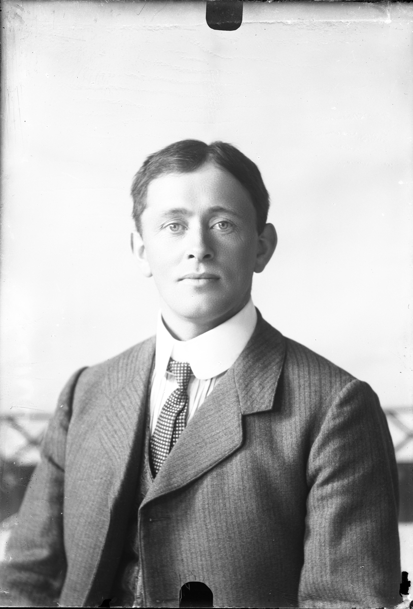Oscar Holte, Portrett av mann