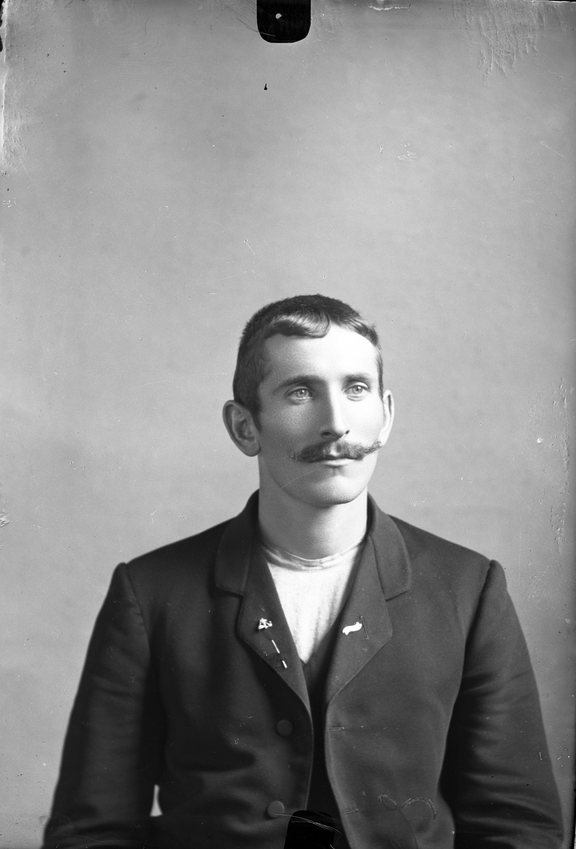 Oscar Holte, Portrett av mann