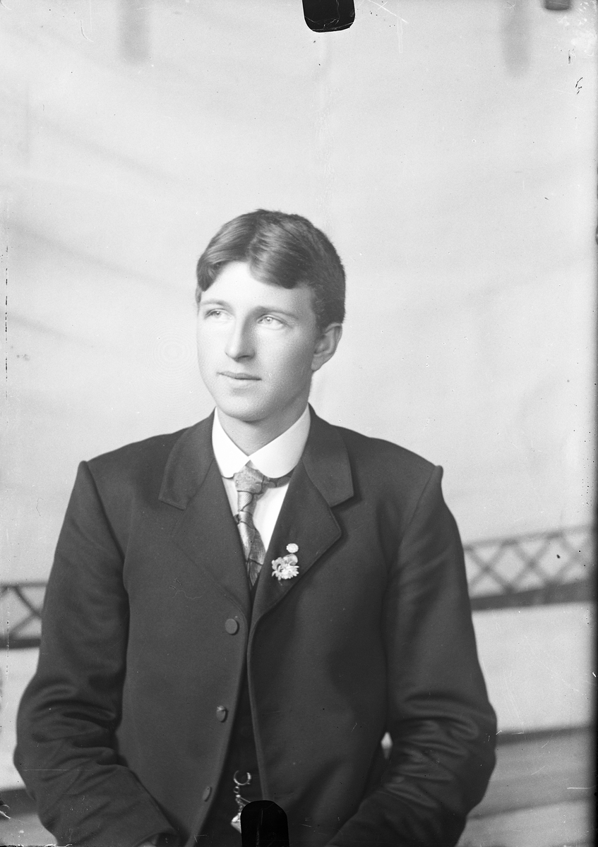 Oscar Holte, Portrett av mann