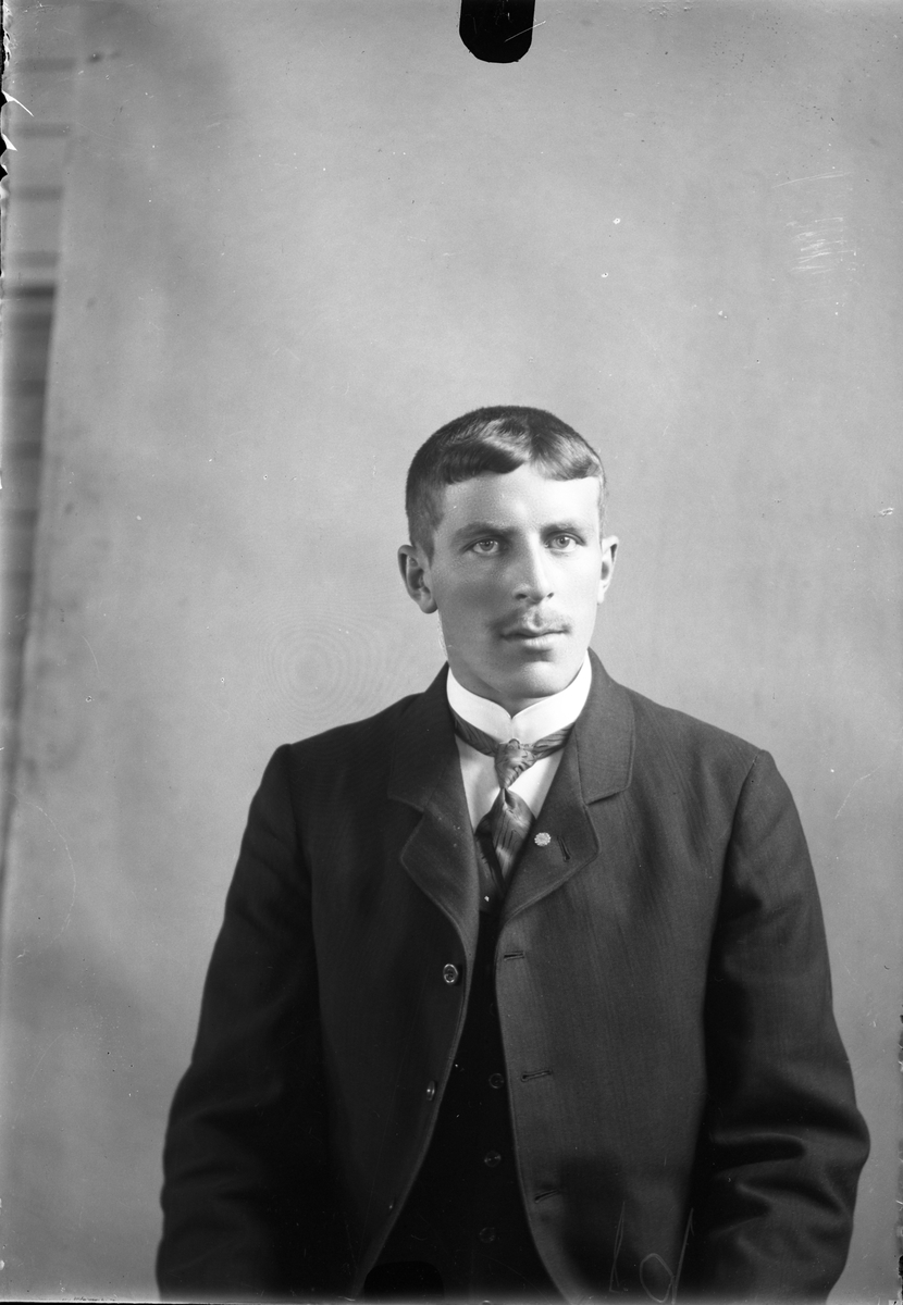 Oscar Holte, Portrett av mann