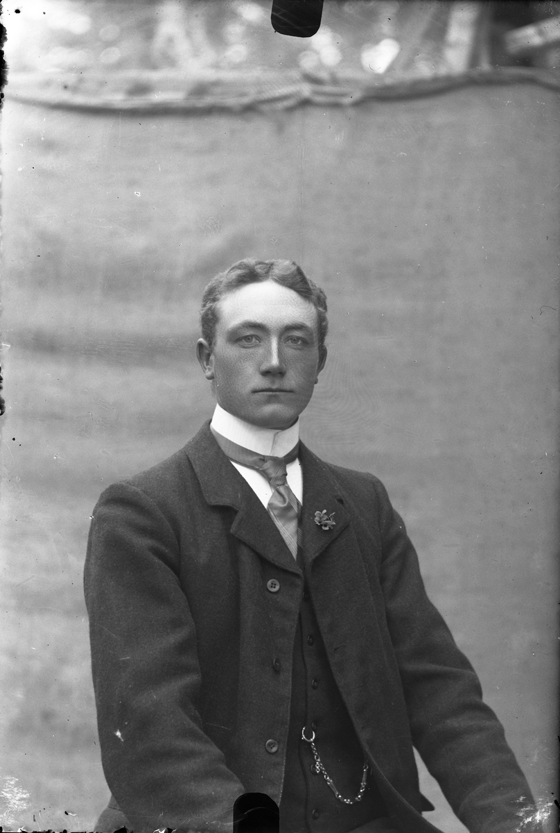 Oscar Holte, Portrett av mann