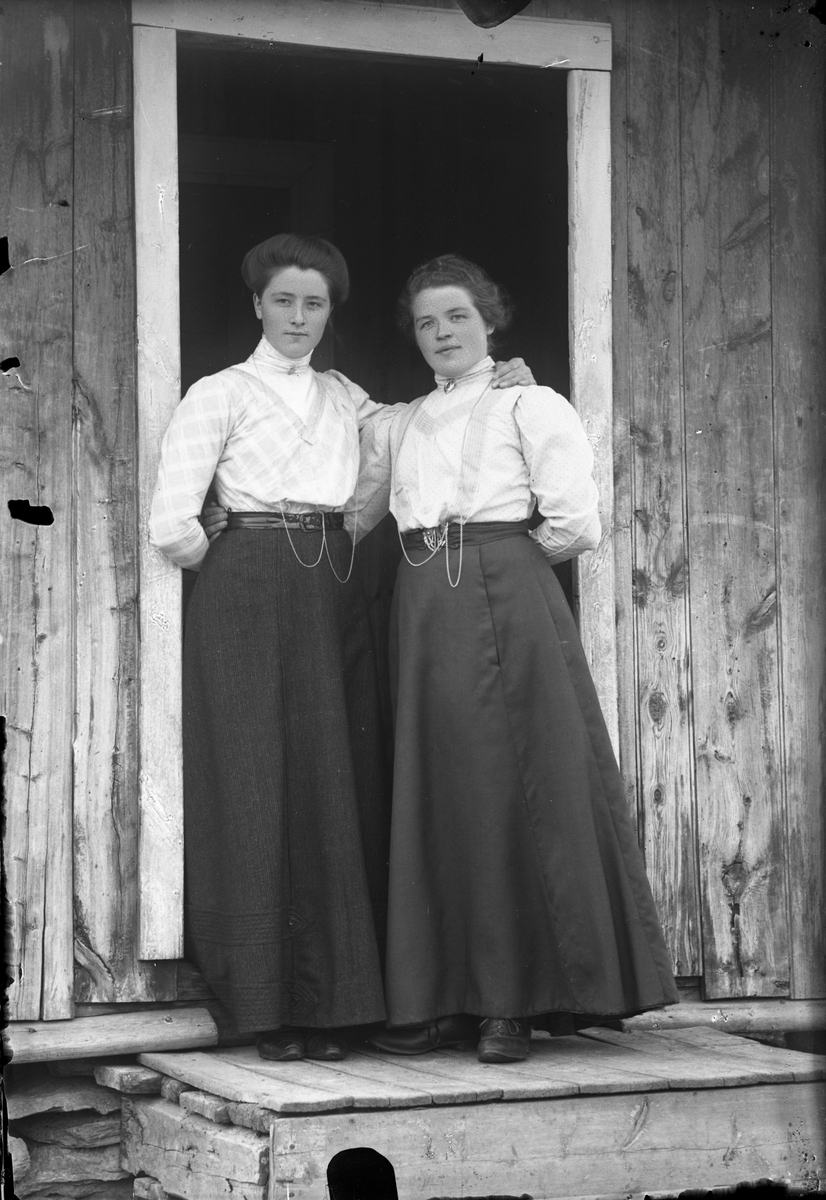 Oscar Holte, Portrett av to kvinner